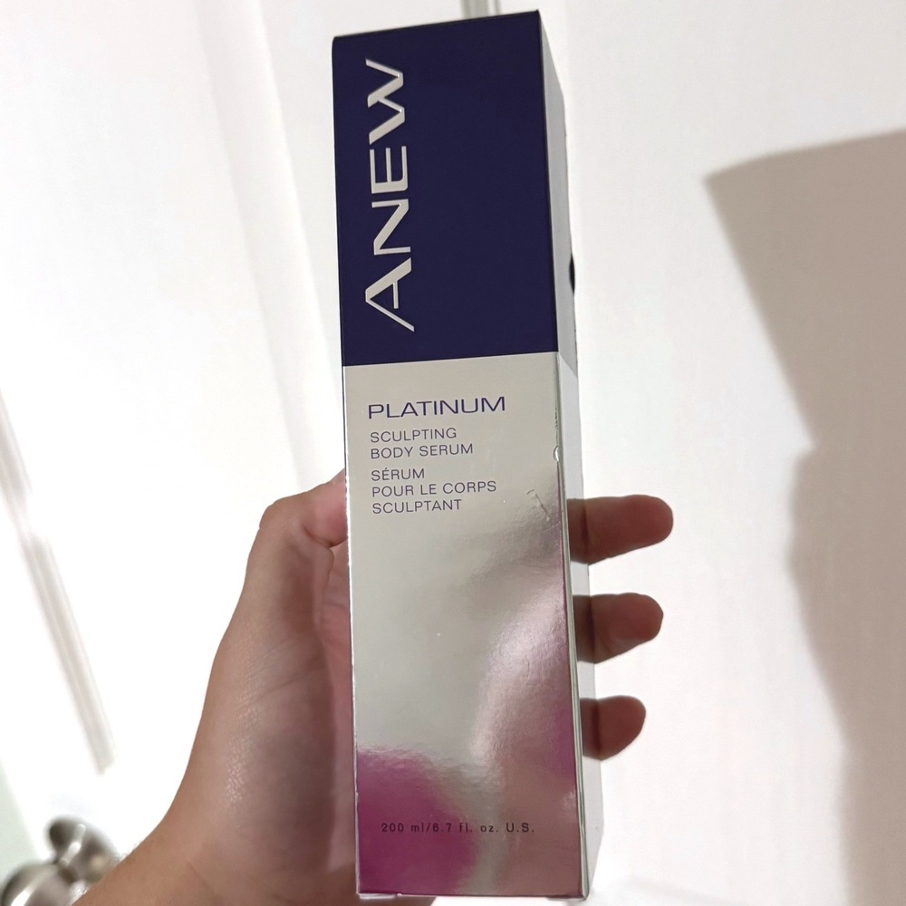 Avon Anew Platinum Sculpting Body Serum‎ 6.7 fl oz Niacinamide Peptides New Box
